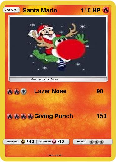 Pokemon Santa Mario