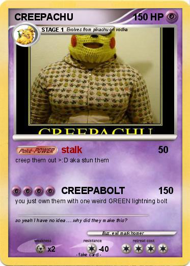 Pokemon CREEPACHU