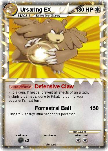 Pokemon Ursaring EX