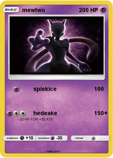 Pokemon mewtwo