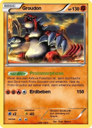Pokemon Groudon