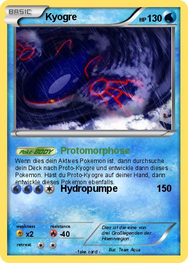 Pokemon Kyogre