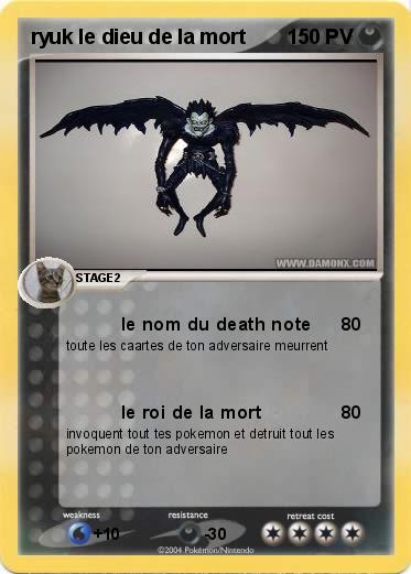 Pokemon ryuk le dieu de la mort