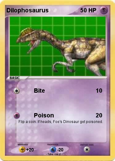 Pokemon Dilophosaurus