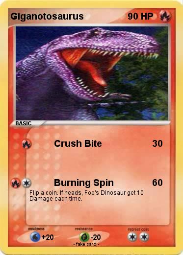 Pokemon Giganotosaurus