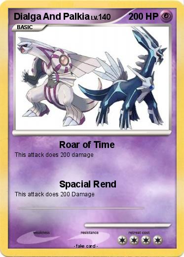 Pokemon Dialga And Palkia