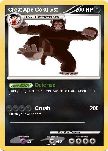 Pokemon Great Ape Goku