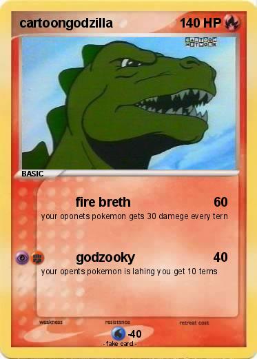 Pokemon cartoongodzilla