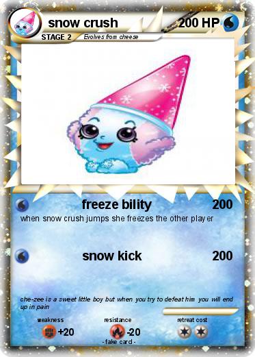 Pokemon snow crush