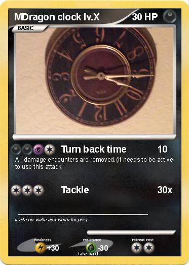Pokemon MDragon clock lv.X