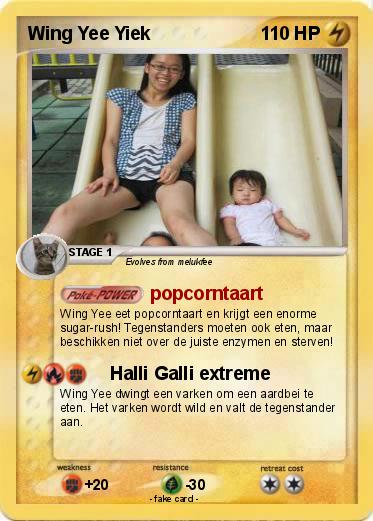 Pokemon Wing Yee Yiek