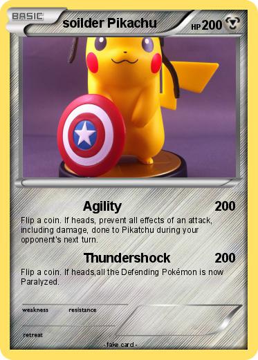 Pokemon soilder Pikachu