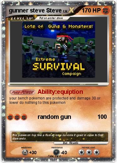 Pokemon gunner steve Steve