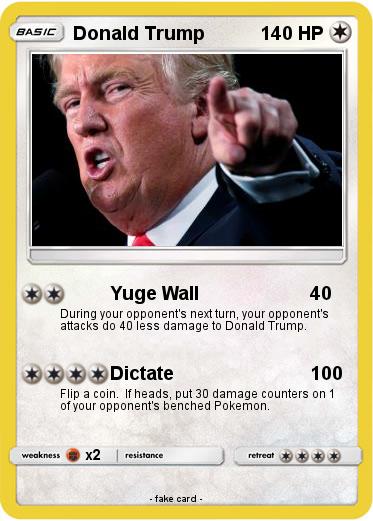 Pokemon Donald Trump