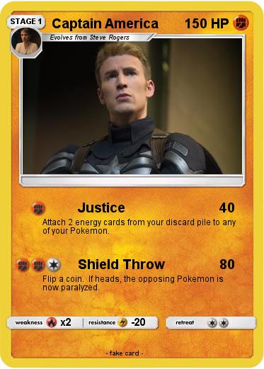 Pokemon Captain America
