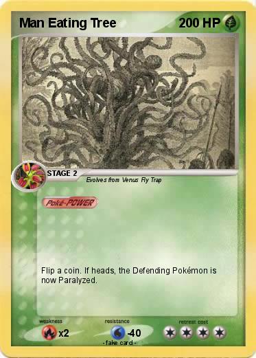 Pokemon Man Eating Tree