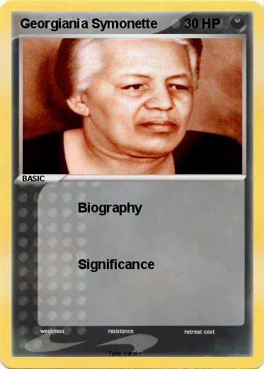 Pokemon Georgiania Symonette