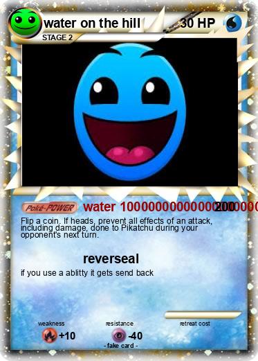 Pokemon water on the hill