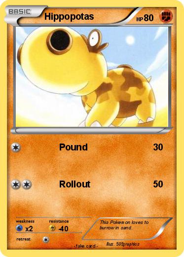 Pokemon Hippopotas