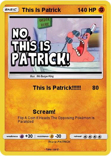 Pokemon This Is Patrick