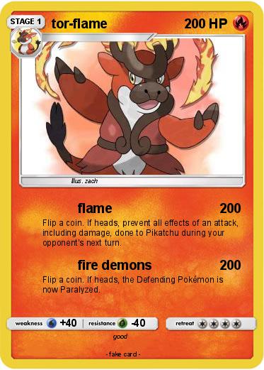 Pokemon tor-flame