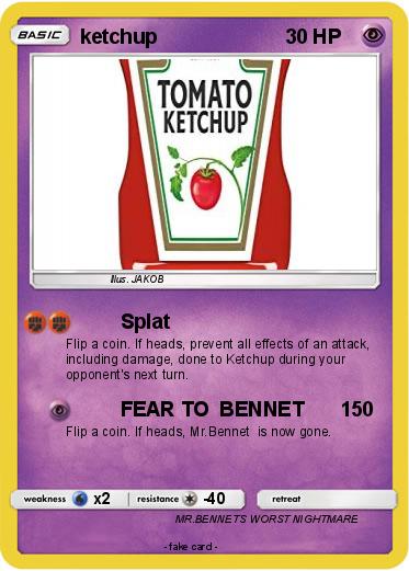 Pokemon ketchup