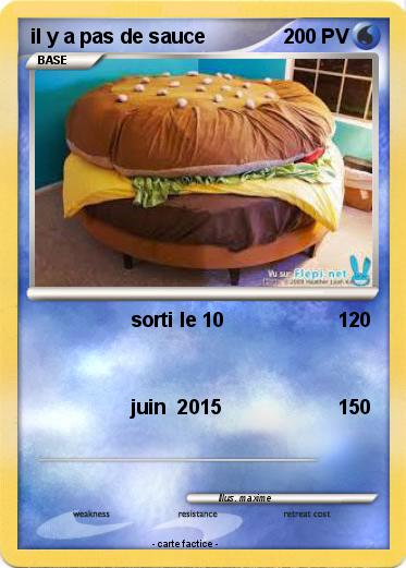 Pokemon il y a pas de sauce