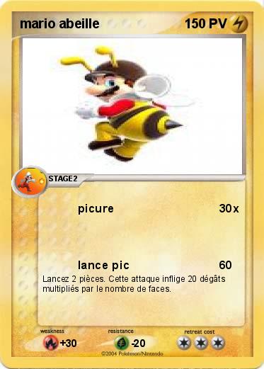 Pokemon mario abeille