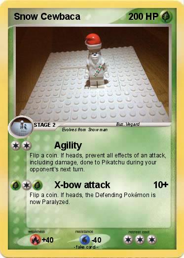 Pokemon Snow Cewbaca
