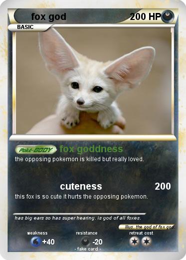 Pokemon fox god