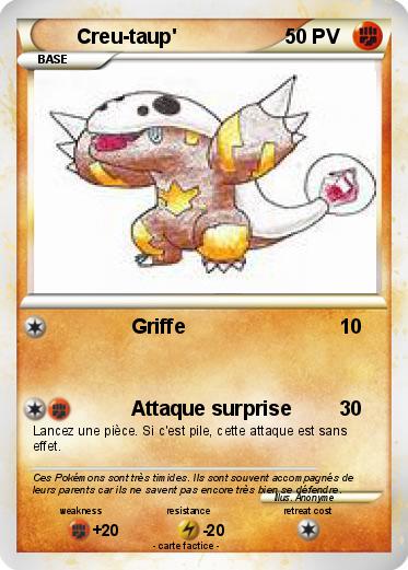 Pokemon Creu-taup'