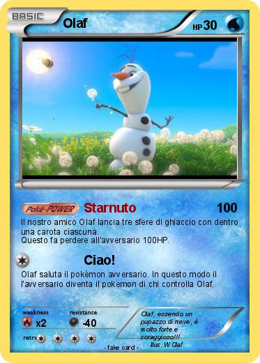 Pokemon Olaf