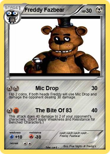 Pokemon Freddy Fazbear