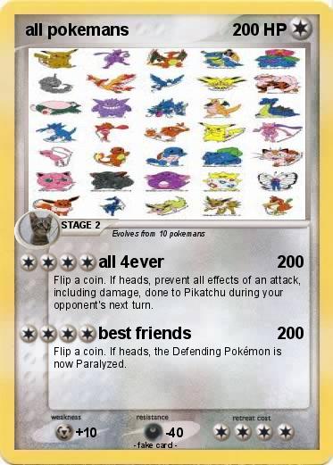 Pokemon all pokemans