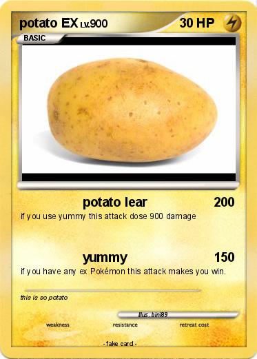 Pokemon potato EX