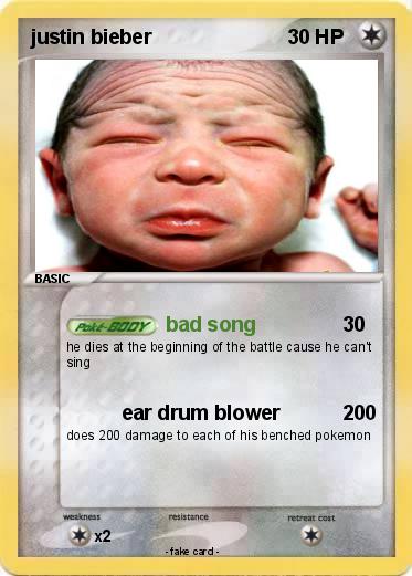 Pokemon justin bieber