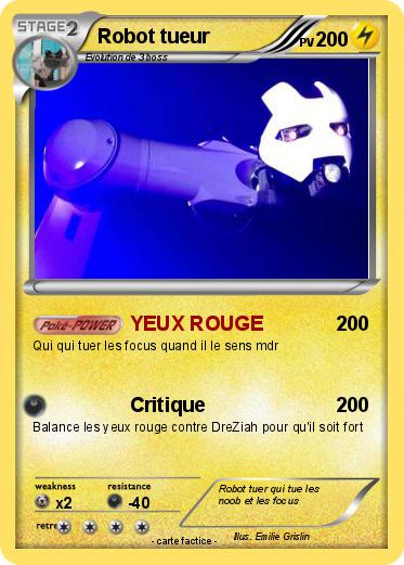 Pokemon Robot tueur