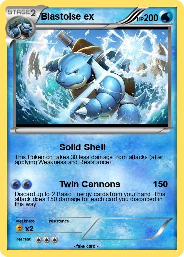 Pokemon Blastoise ex
