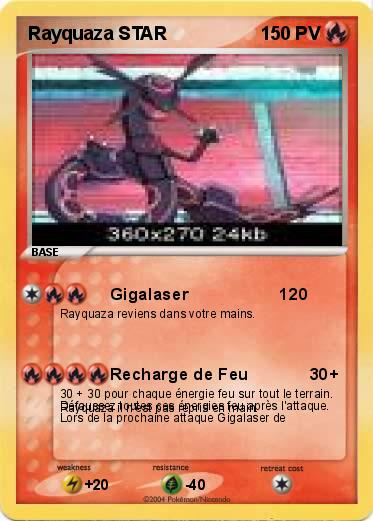 Pokemon Rayquaza STAR