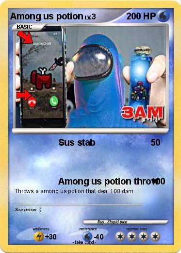 Pokemon Among us potion