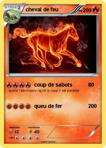 Pokemon cheval de feu