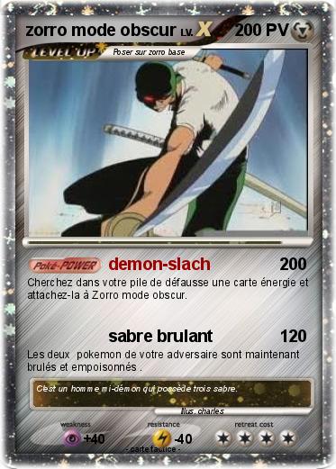 Pokemon zorro mode obscur