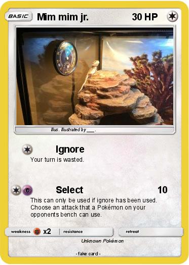 Pokemon Mim mim jr.