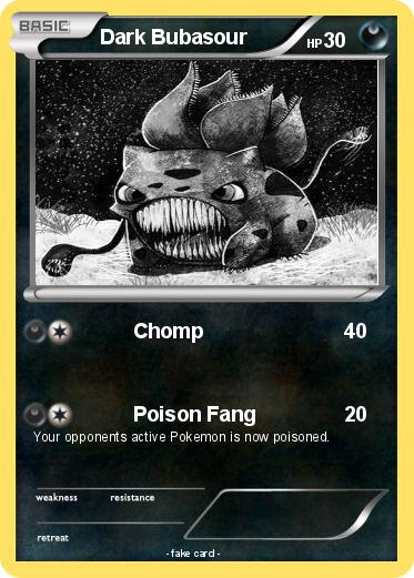 Pokemon Dark Bubasour