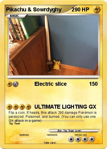 Pokemon Pikachu & Sowrdyghy       2