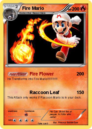 Pokemon Fire Mario