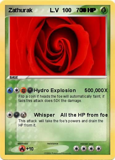 Pokemon Zathurak           L.V  100   700 HP               