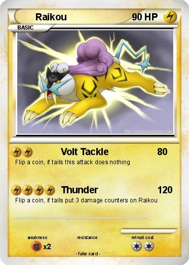 Pokemon Raikou