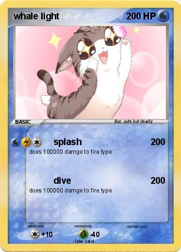 Pokemon whale light
