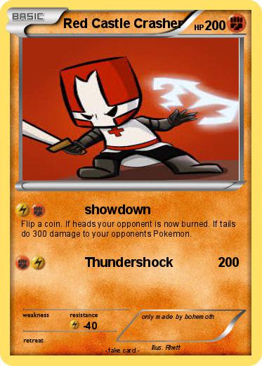 Pokemon Red Castle Crasher